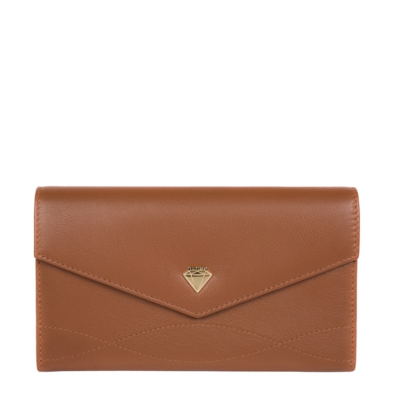 'Keston' Tan Leather Purse