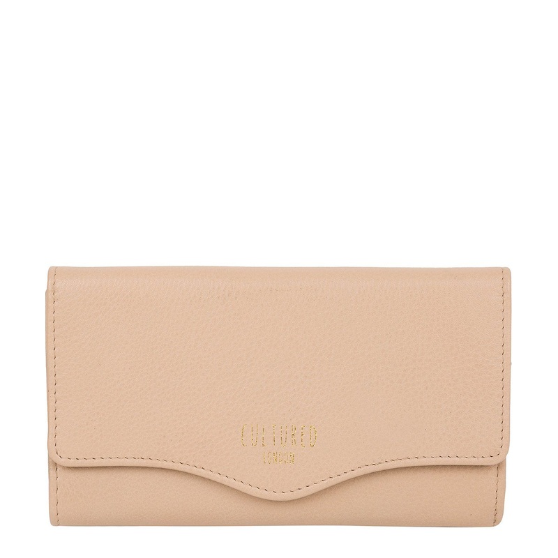 'Letitia' Latte Leather Purse