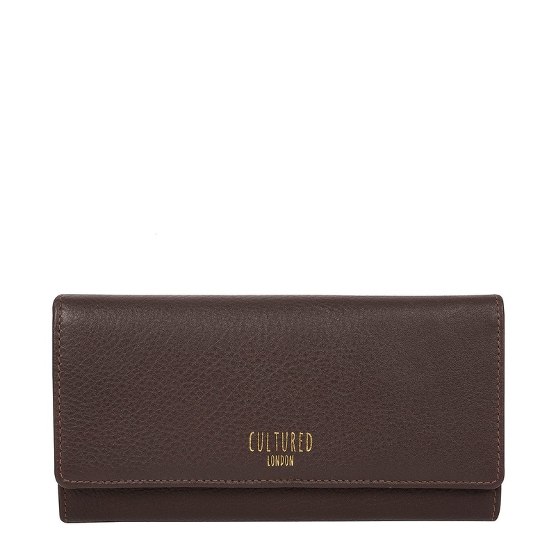 'Lorelei' Espresso Leather Purse