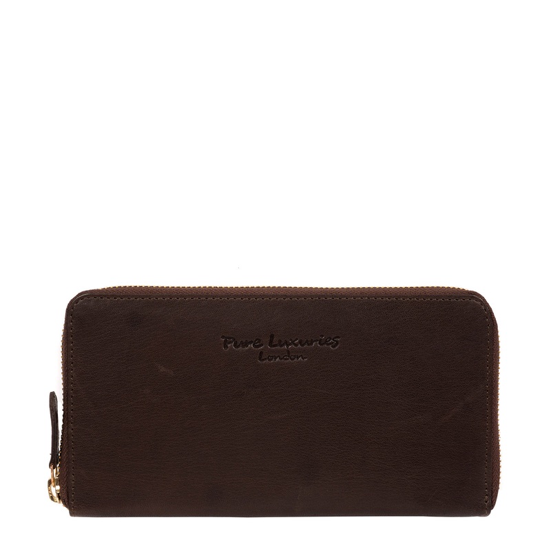 'Marylebone' Chocolate Leather Purse