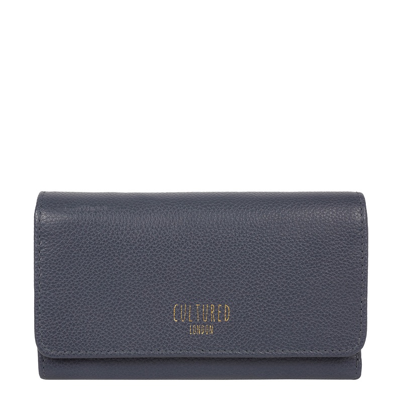 'Odette' Aegean Leather Purse