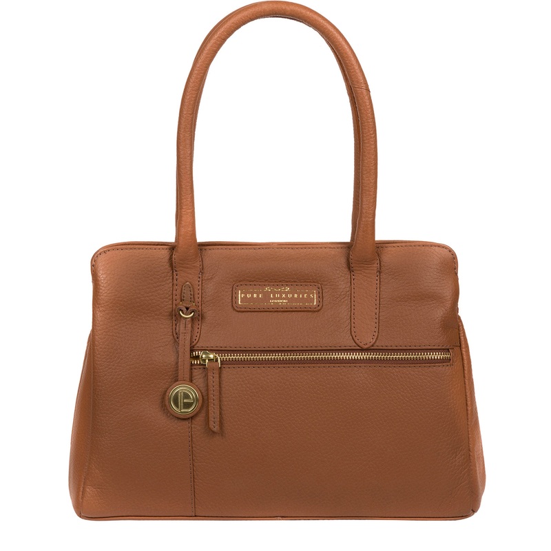 'Regent' Tan Leather Handbag