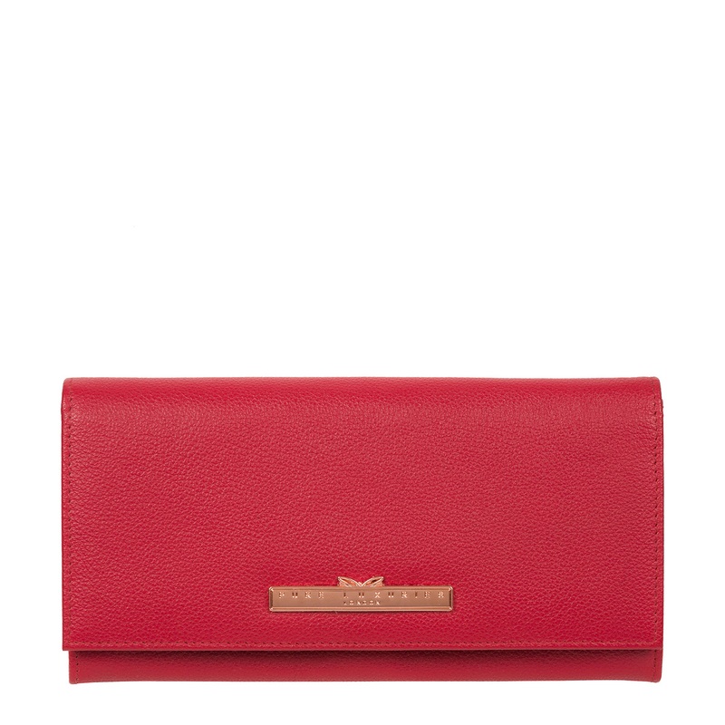 'Winslett' Cherry Leather Purse