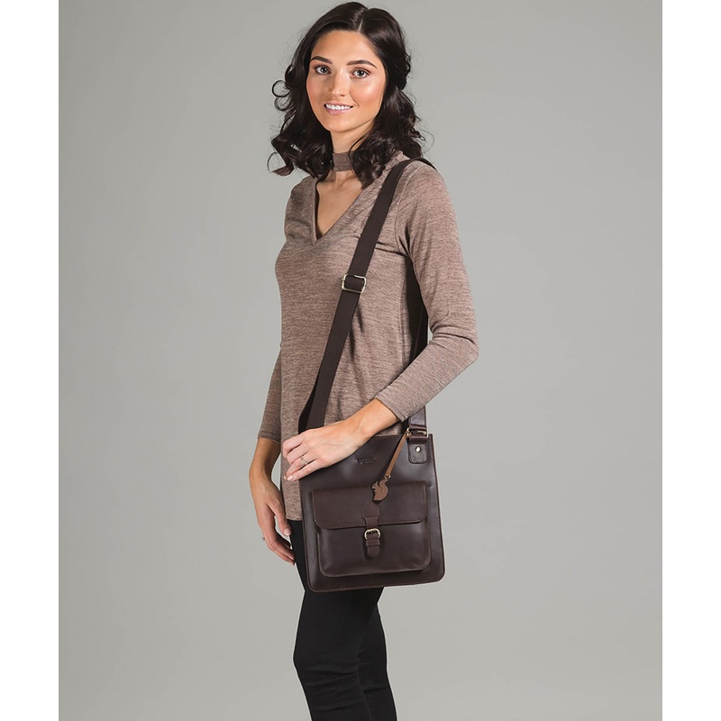 'Archway' Vintage Brown Handcrafted Leather Bag