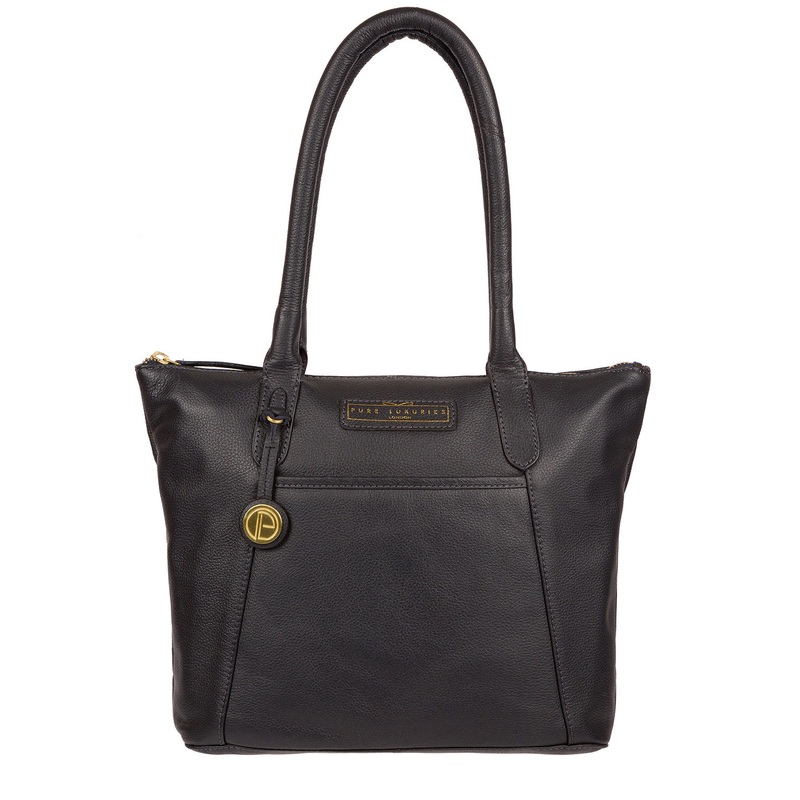 'Arundel' Navy Leather Handbag