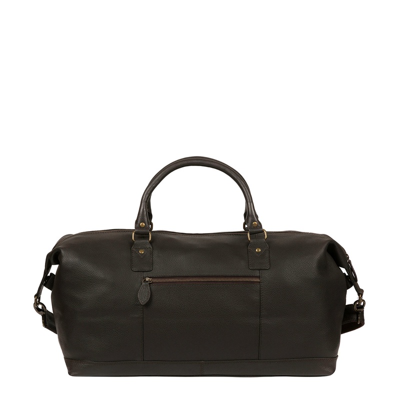 'Cargo' Brown Leather Holdall
