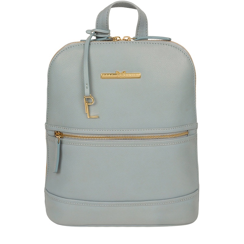 'Elland' Cashmere Blue Leather Backpack