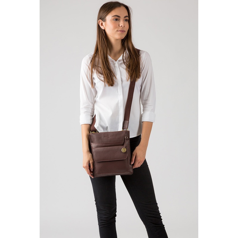 'Jarrow' Auburn Leather Bag