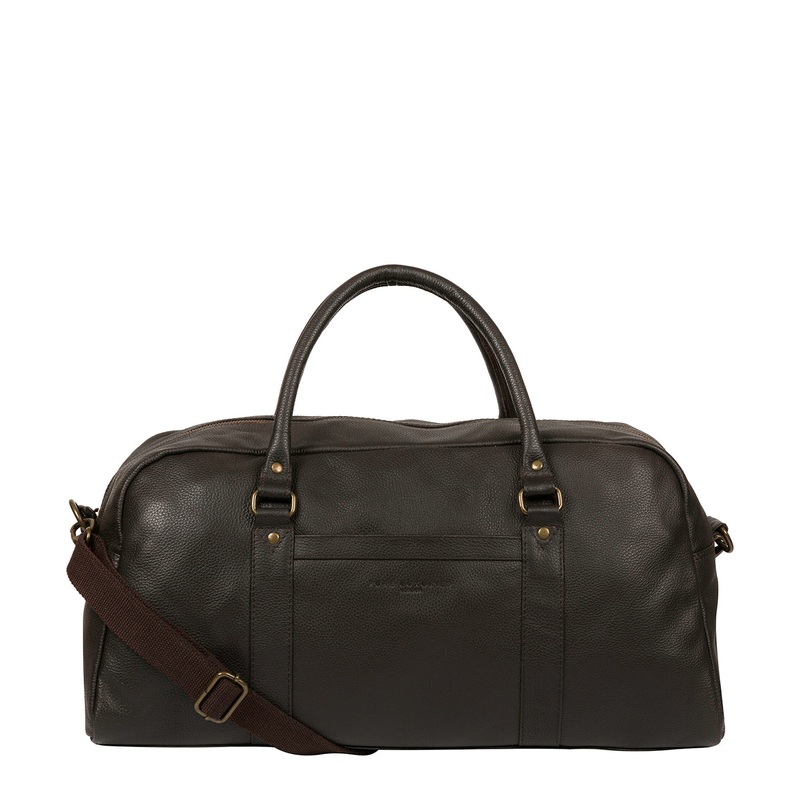 'Monty' Brown Leather Holdall