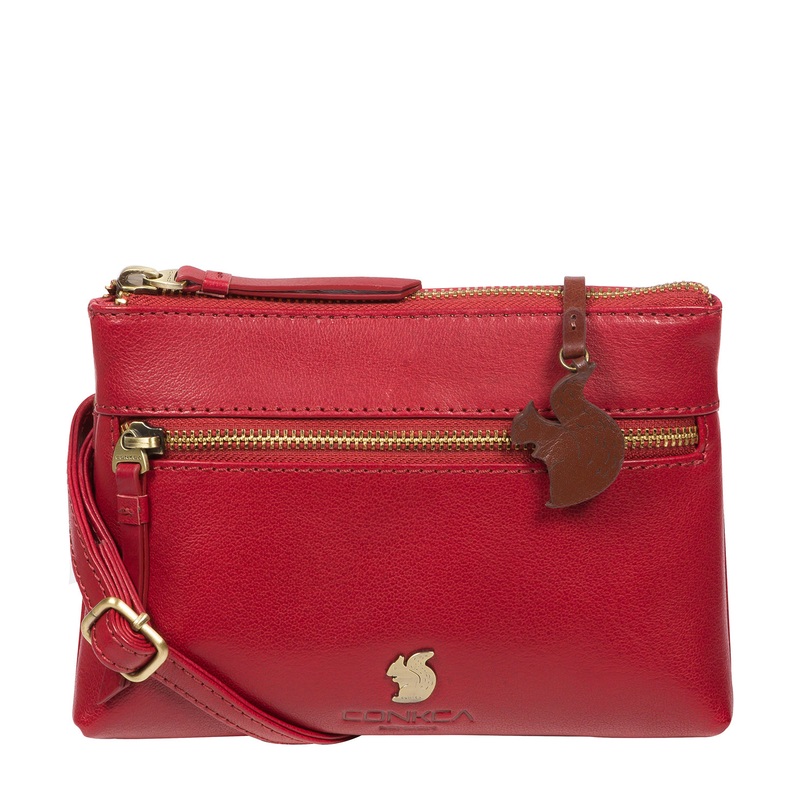 'Sweetie' Chilli Pepper Leather Cross Body Bag
