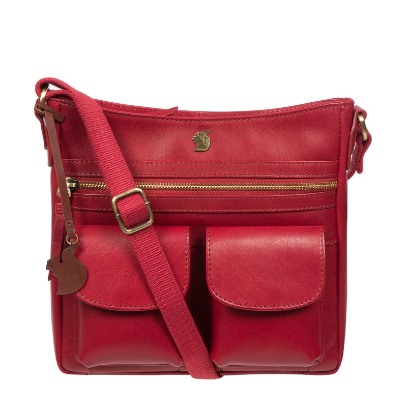 'Baby Bon' Chilli Pepper Leather Cross Body Bag