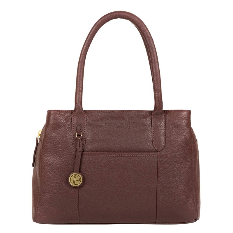 'Cheadle' Auburn Leather Handbag