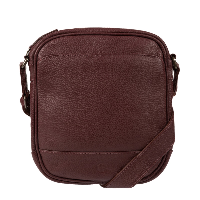 'Flighty' Oxblood Leather Cross Body Bag