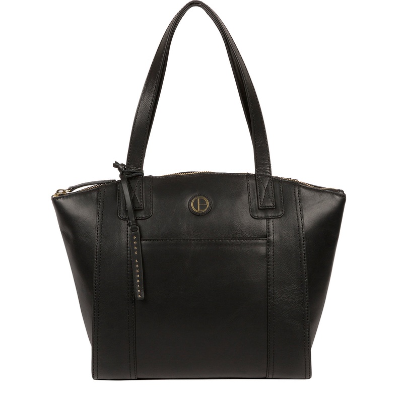 'Jura' Vintage Black Leather Handbag