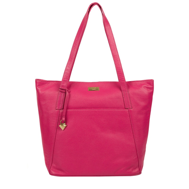 'Makayla' Cabaret Leather Tote Bag