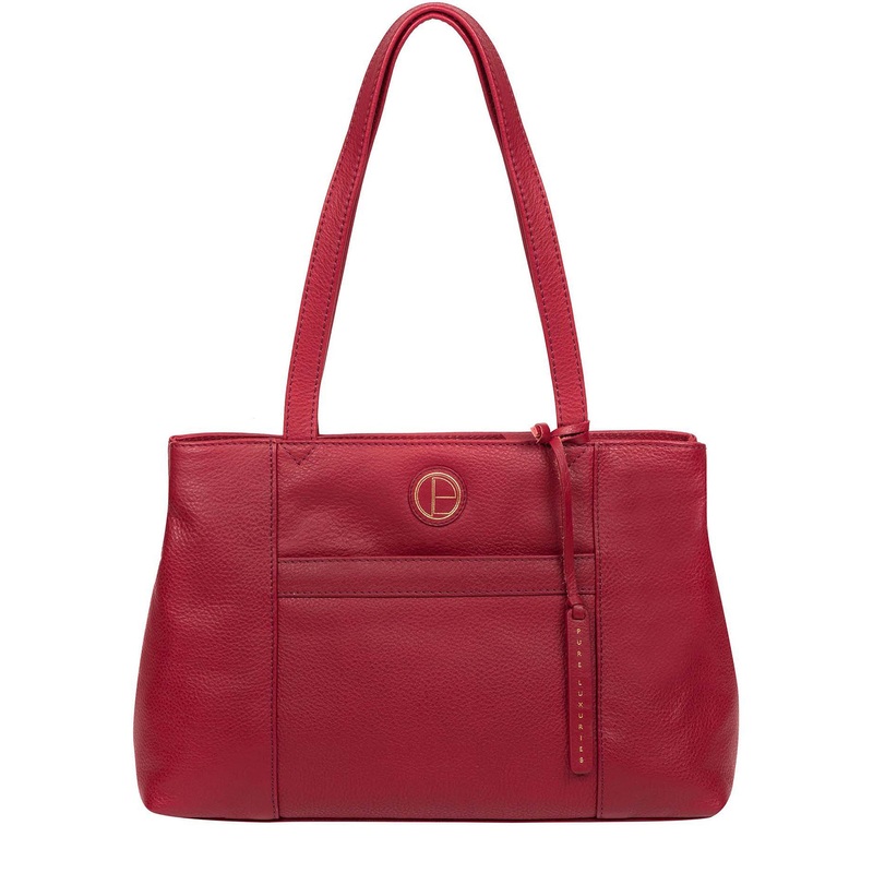 'Mist' Red Leather Handbag