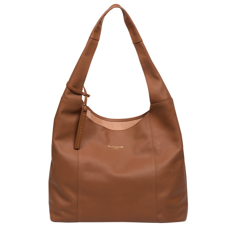 'Nina' Oak Leather Shoulder Bag