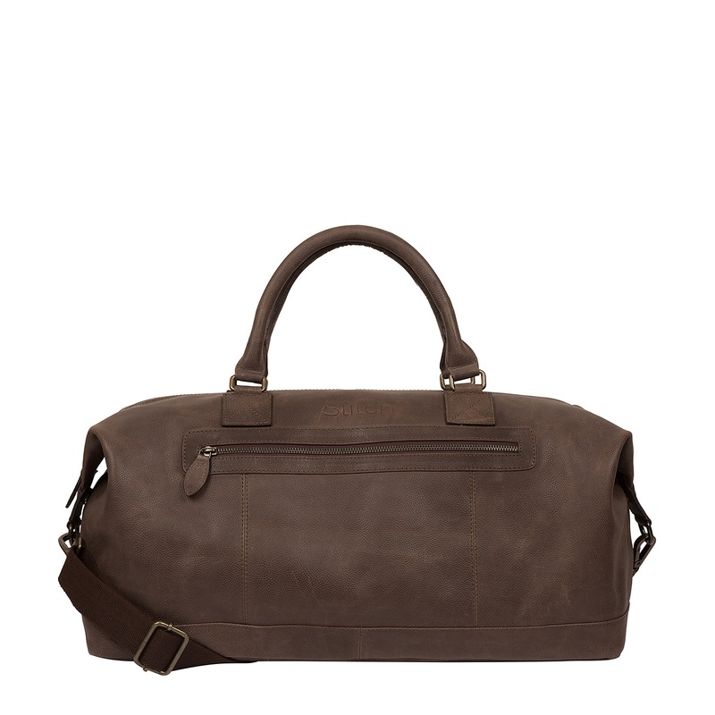'Shuttle' Hickory Leather Holdall
