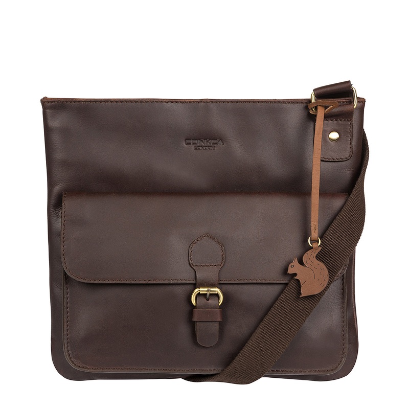 'Sudbury' Vintage Brown Handcrafted Leather Bag
