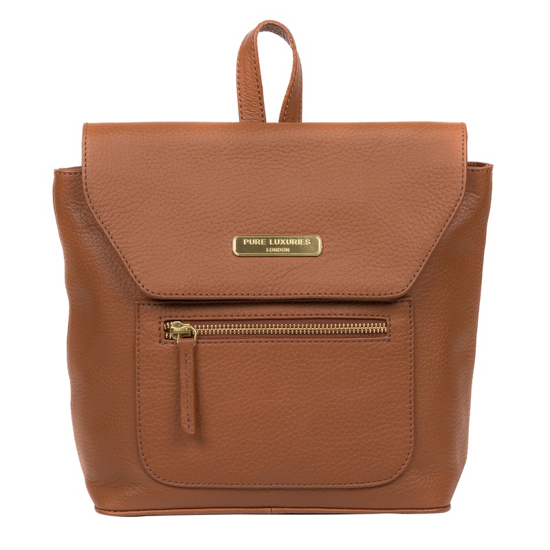 'Yeadon' Tan Leather Backpack