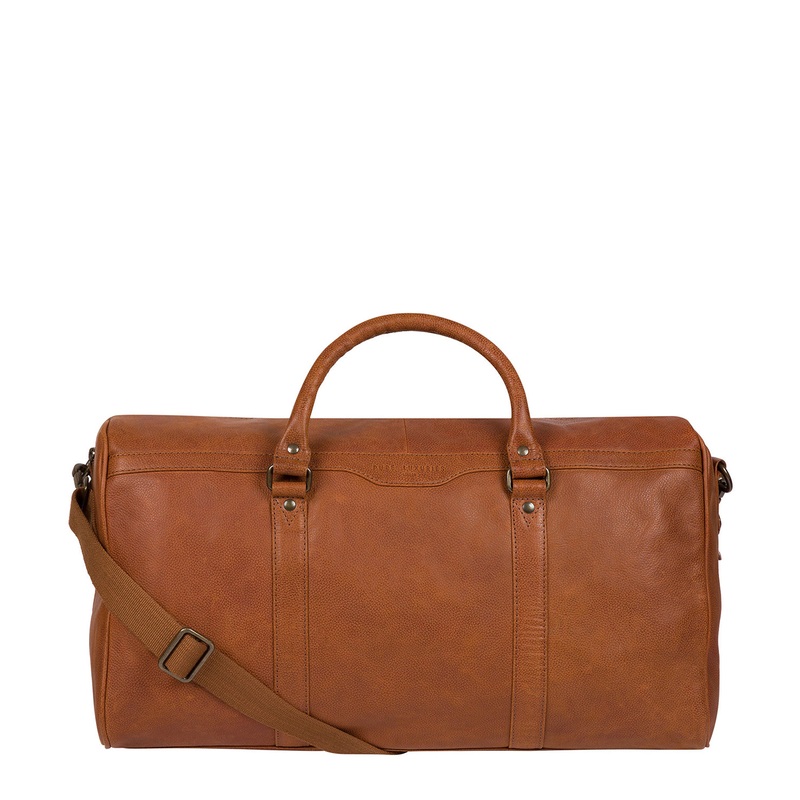 'Blanc' Tan Leather Holdall