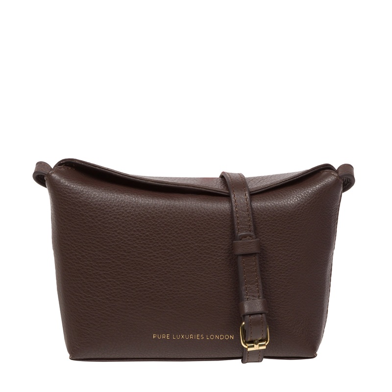 'Lolo' Hot Fudge Nappa Leather Cross Body Bag