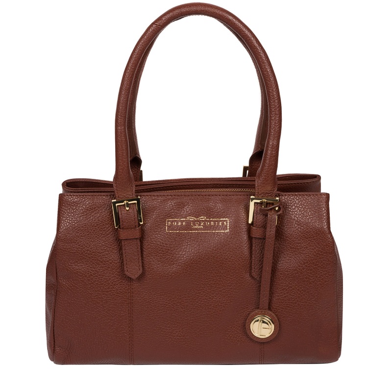 'Astley' Chestnut Leather Handbag