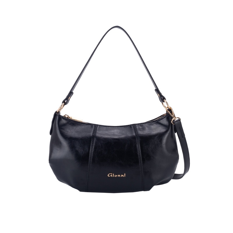 Faux Leather Shoulder Bag