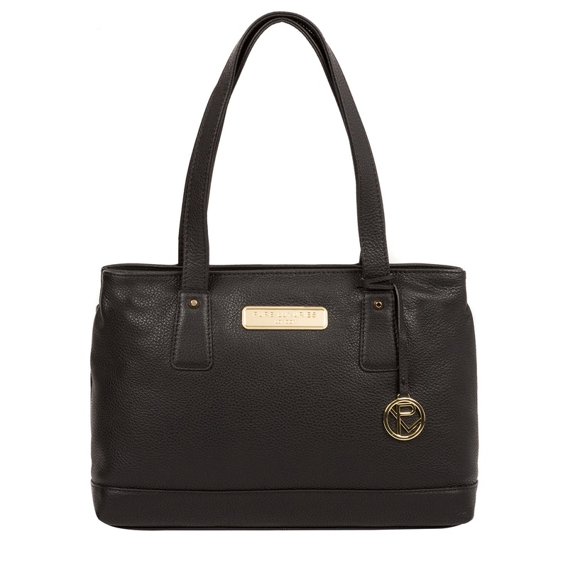 'Kate' Black Leather Handbag