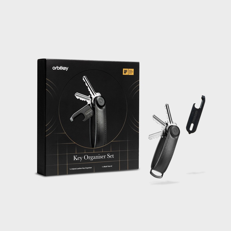 Key Organizer Hybrid Leather + Multi-Tool v2 Set