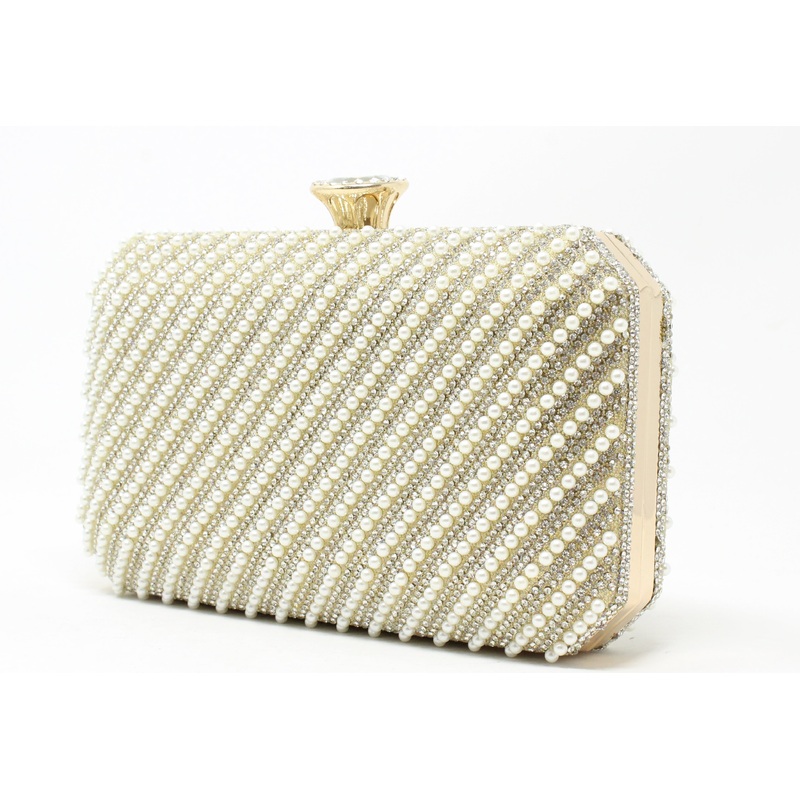 Pearl and Diamond Clutch Bag