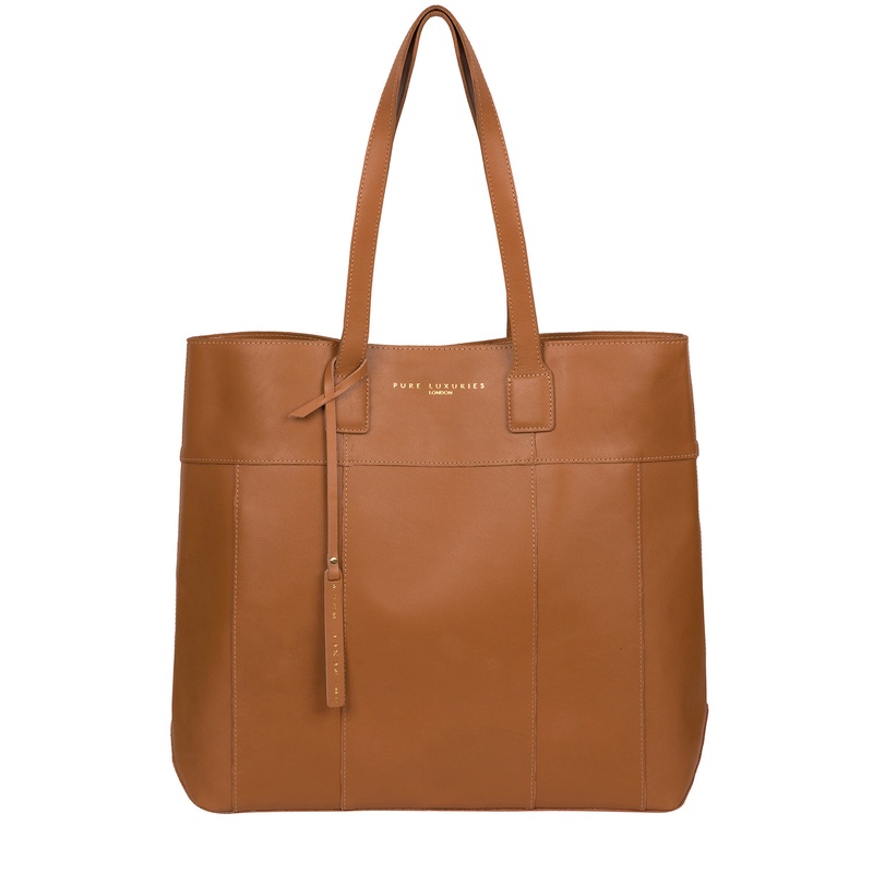 'Pembury' Saddle Tan Vegetable-Tanned Leather Extra-Large Shopper Bag