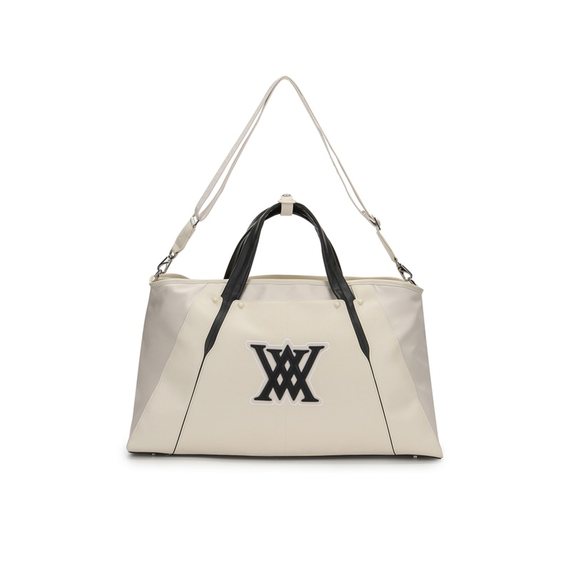 ANEW Golf TRI LIne Boston Bag - Ivory