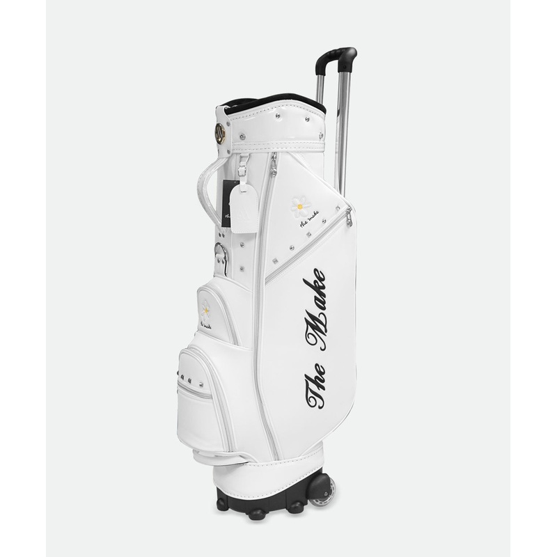 [FINAL DEAL] THE MAKE - Rosa Wheel Caddie Bag - White