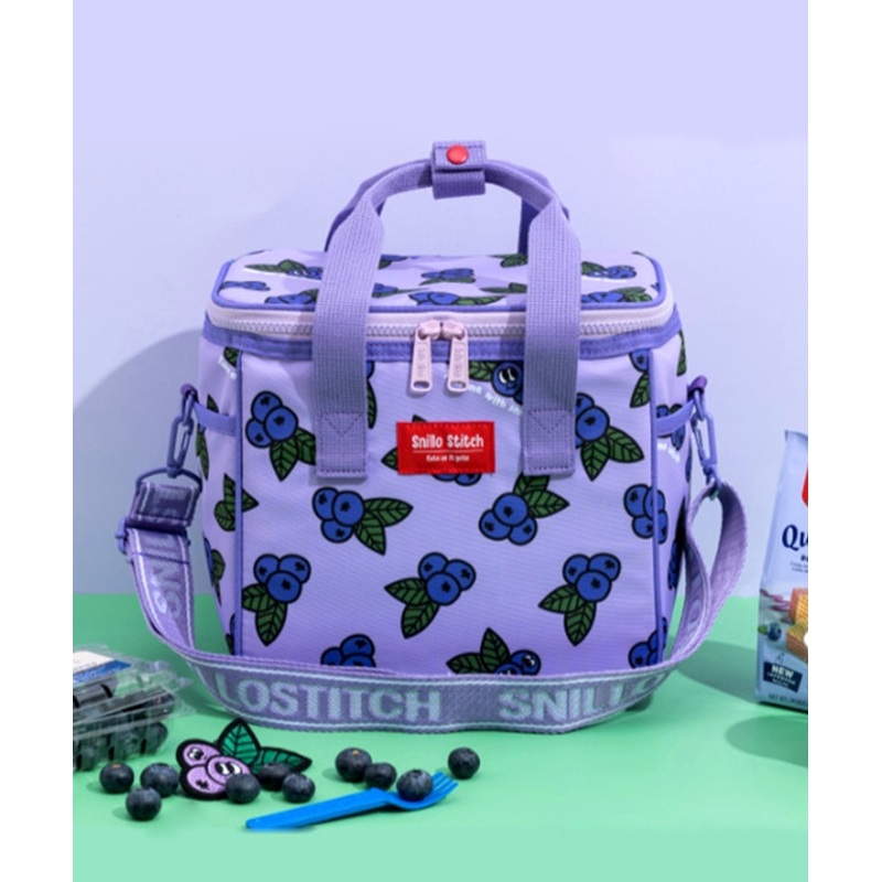SNILLO STITCH Daily Picnic Cooler Bag Blueberry - Purple