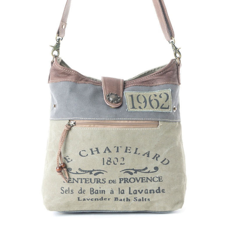 Psychedelic Gray Shoulder Bag