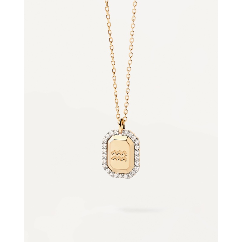 PDPAOLA Aquarius Necklace- Gold