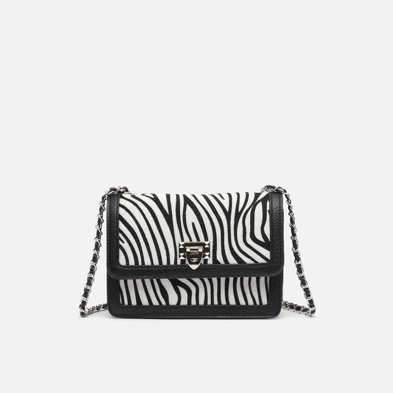 Braze bolso bandolera de fiesta con estampado animal print