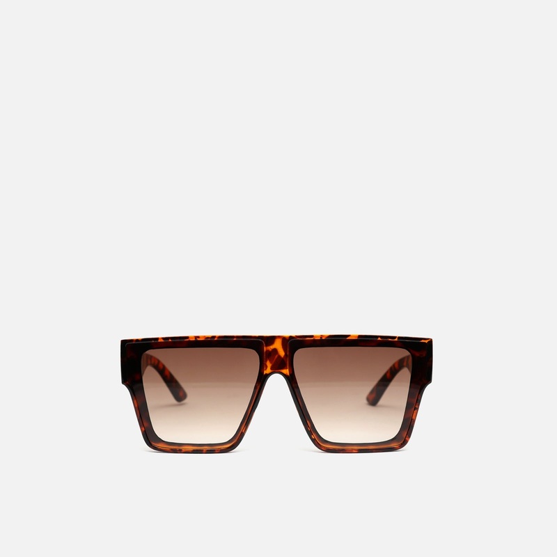 Clio gafas de sol cuadradas con montura de pasta