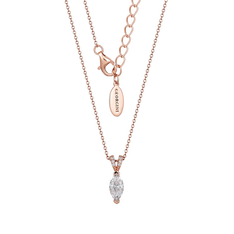 Georgini Heirloom Forever Necklace - Rose Gold