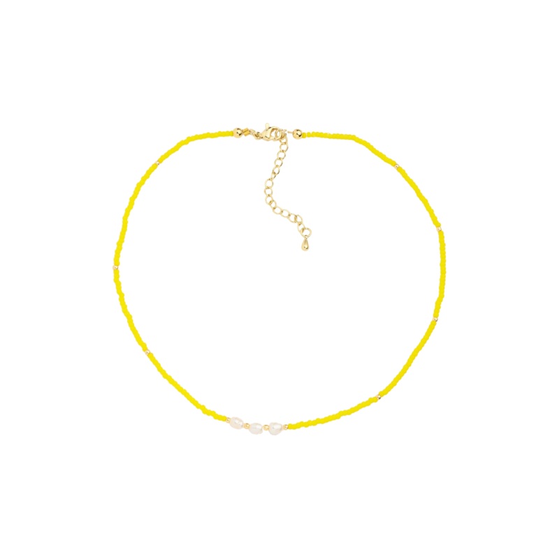 Mocha Reborn Love Of Colour Necklace - Yellow