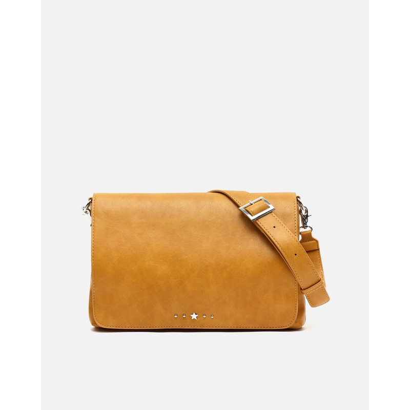 Nesqui-1 bolso bandolera con solapa y detalles metlicos