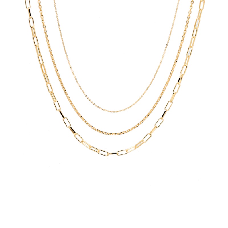 PDPAOLA Essentials Necklace Set - Gold