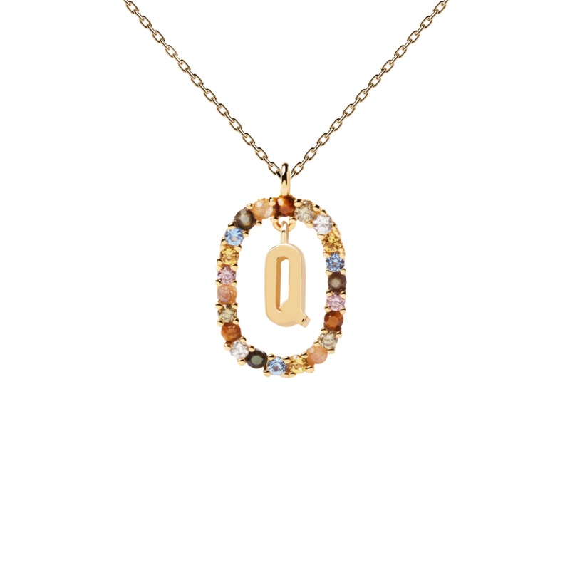 PDPAOLA Letter Necklace - Q