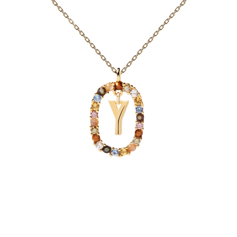 PDPAOLA Letter Necklace - Y