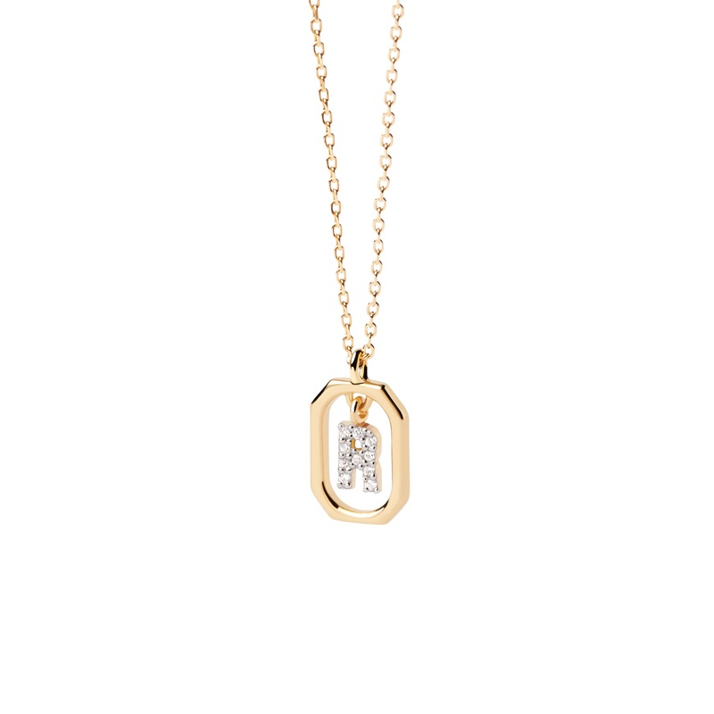 PDPDAOLA Mini Letter 'R' Necklace