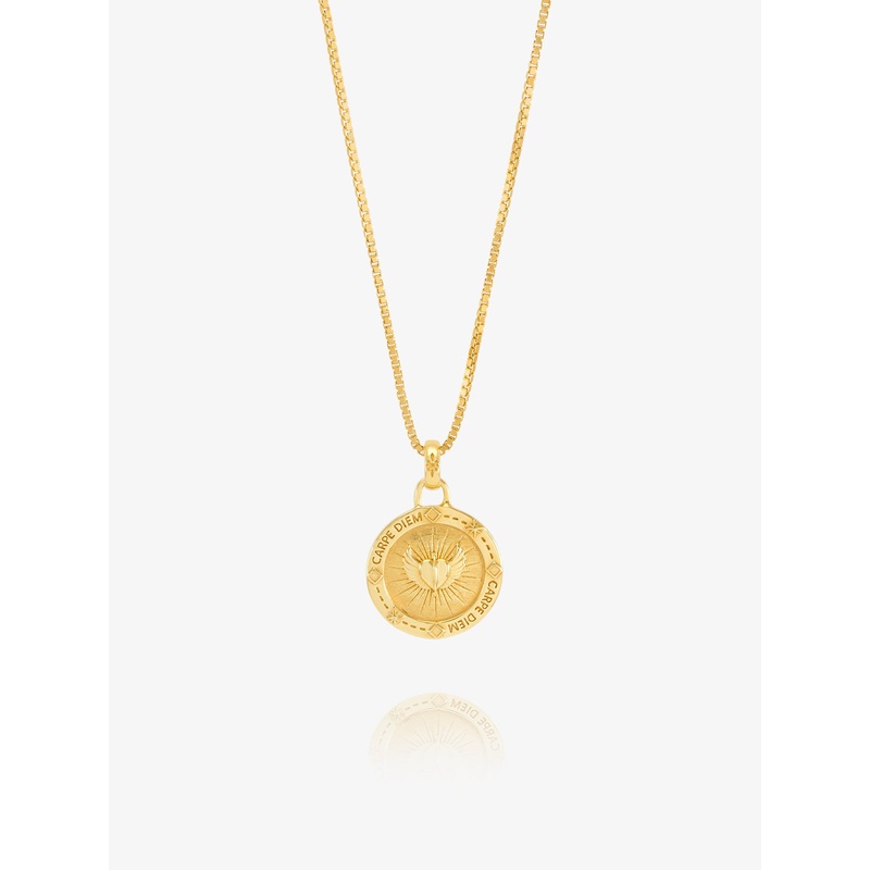 Rachel Jackson Carpe Diem Token of Love Necklace - Gold