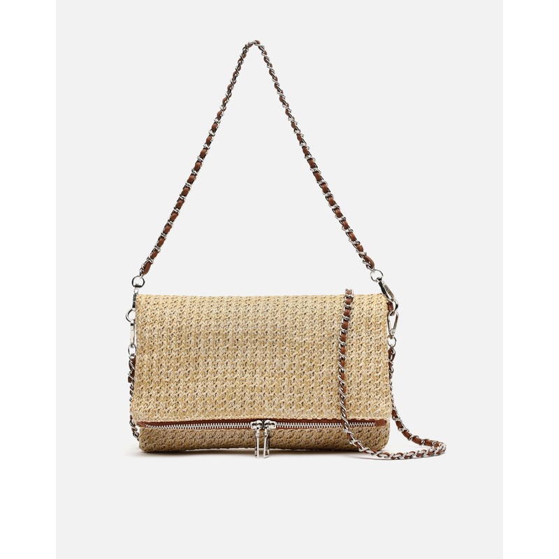 Rafinchu bolso bandolera efecto rafia con doble asa