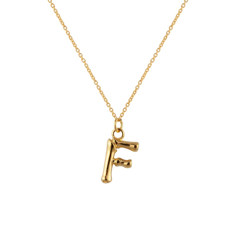 Zahar Initial Necklace - F