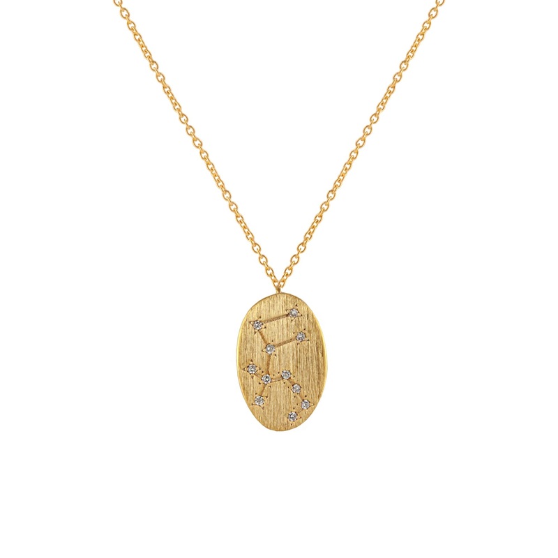 Zahar Zodiac Necklace - Aquarius